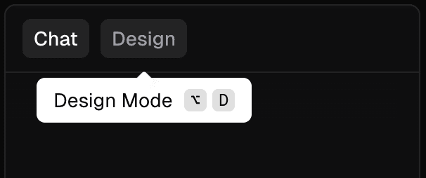 Design mode button in the prompt form